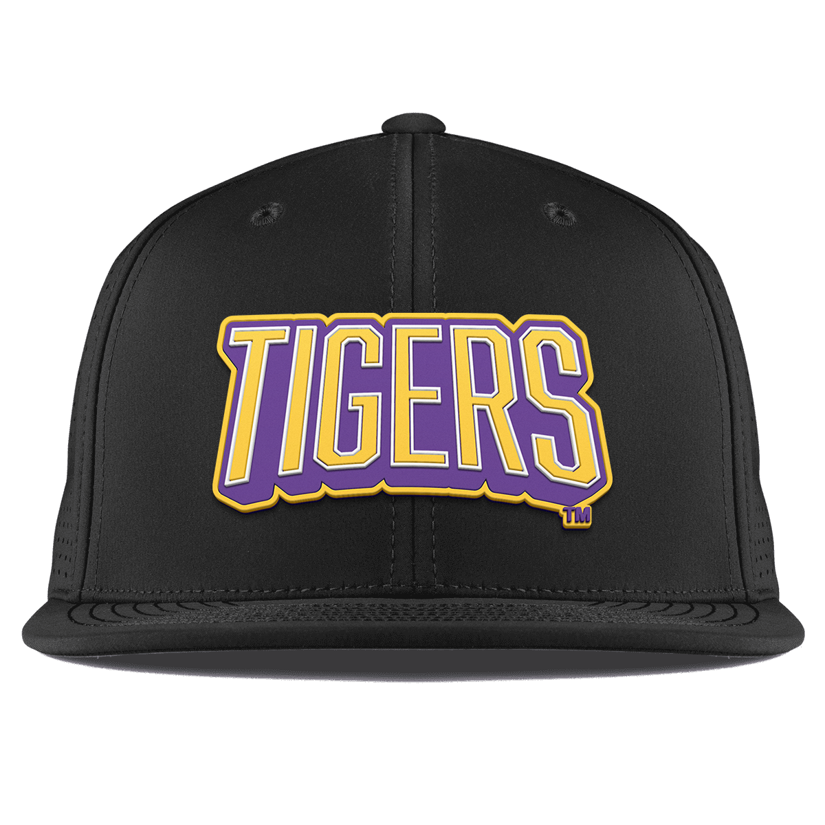 Louisiana State University "LSU Tigers Block" Flat Elite Black