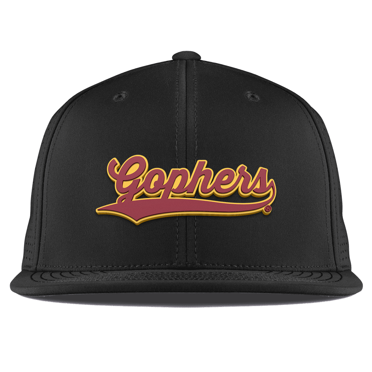 University of Minnesota "Minnesota Gophers Script" Flat Elite Black