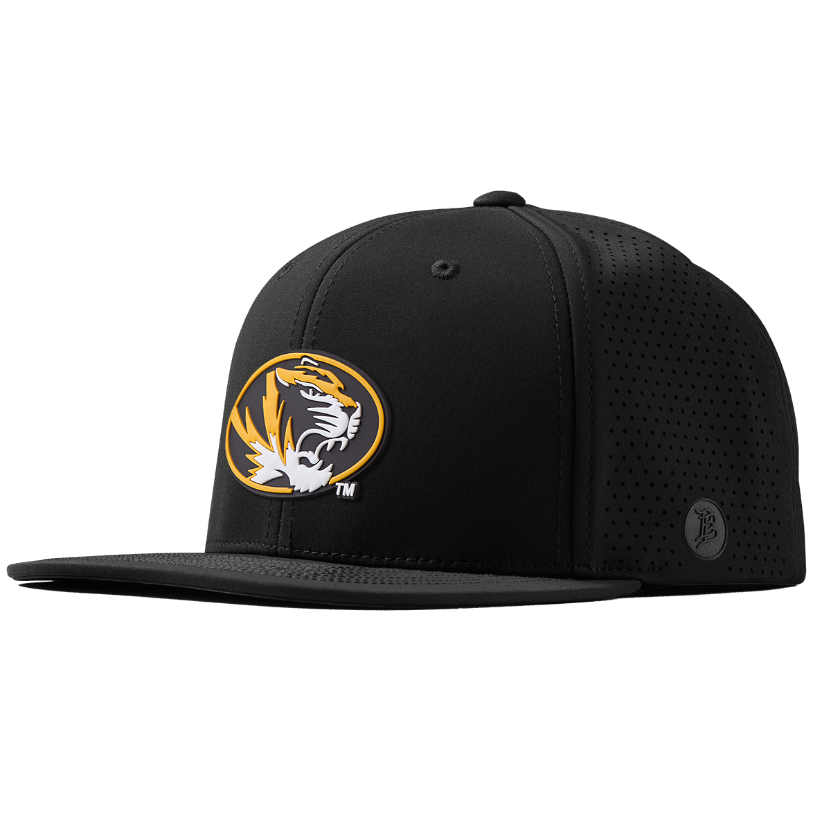 University of Missouri "Missouri Tigers Badge" Flat Elite Black
