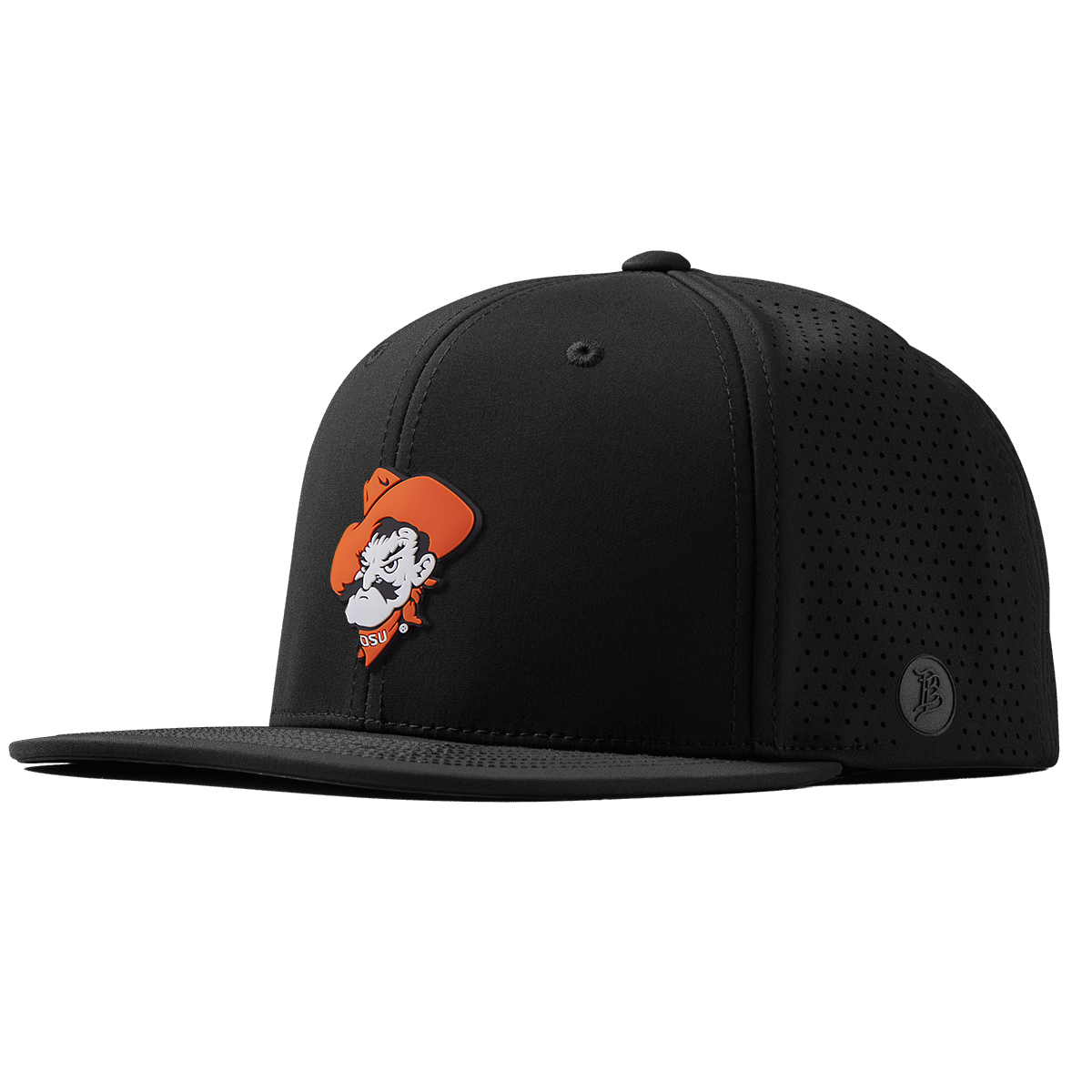 Oklahoma State University "OSU Pistol Pete" Flat Elite Black