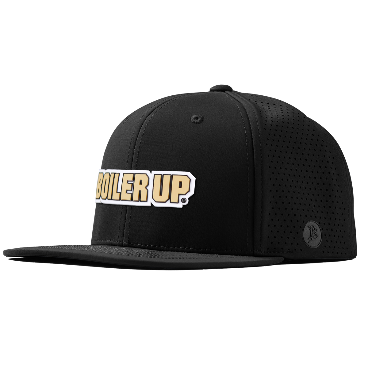Purdue University "Purdue Boiler Up" Flat Elite Black