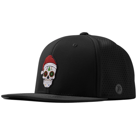 Santa Skull PVC Flat Elite Black