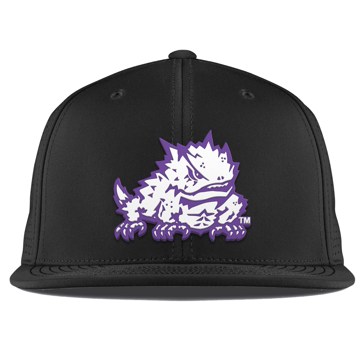 Texas Christian University "TCU Team Logo" Flat Elite Black