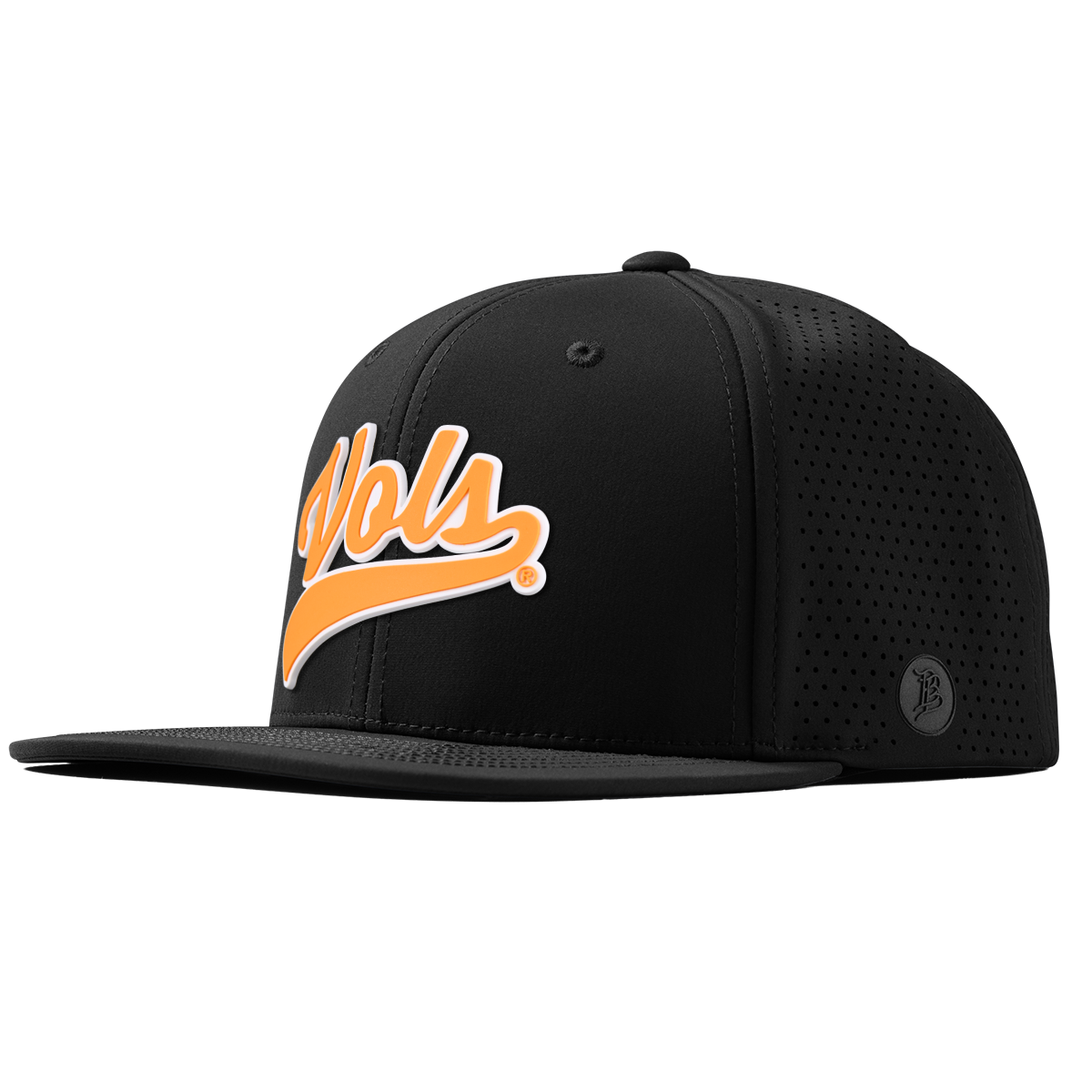 University of Tennessee "Tennessee Vols Script" Flat Elite Black