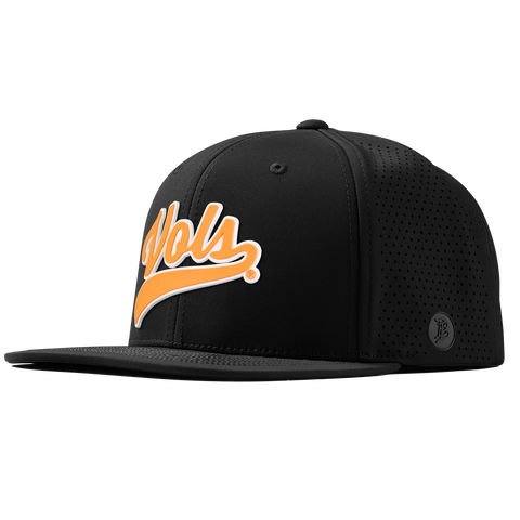 University of Tennessee "Tennessee Vols Script" Flat Elite Black