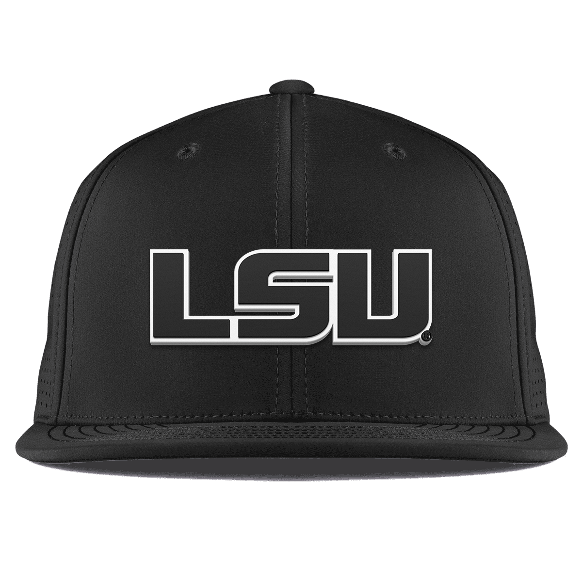 Louisiana State University "Vintage LSU Block" Flat Elite Black