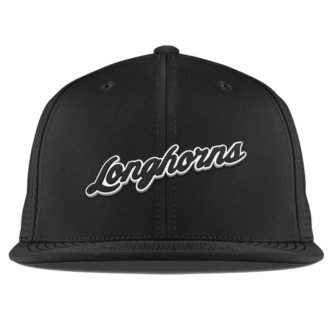 University of Texas "Vintage Texas Longhorn Script" Flat Elite Black