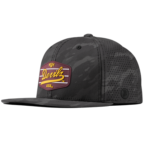 Arizona State University "ASU Devils Maroon" Flat Elite Charcoal Camo