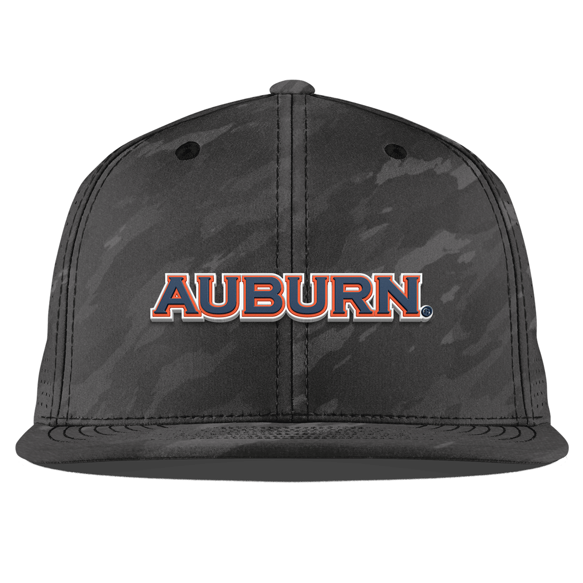 Auburn University "Auburn Block" Flat Elite Charcoal Camo