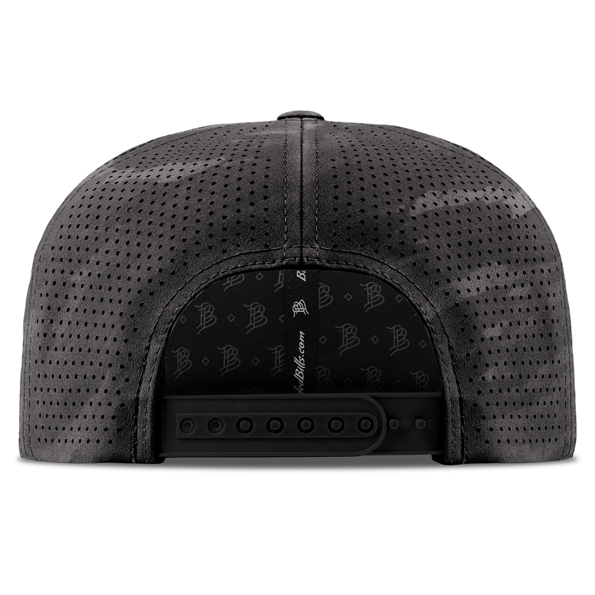 University of Kansas "Kansas Rock Chalk Block" Flat Elite Charcoal Camo