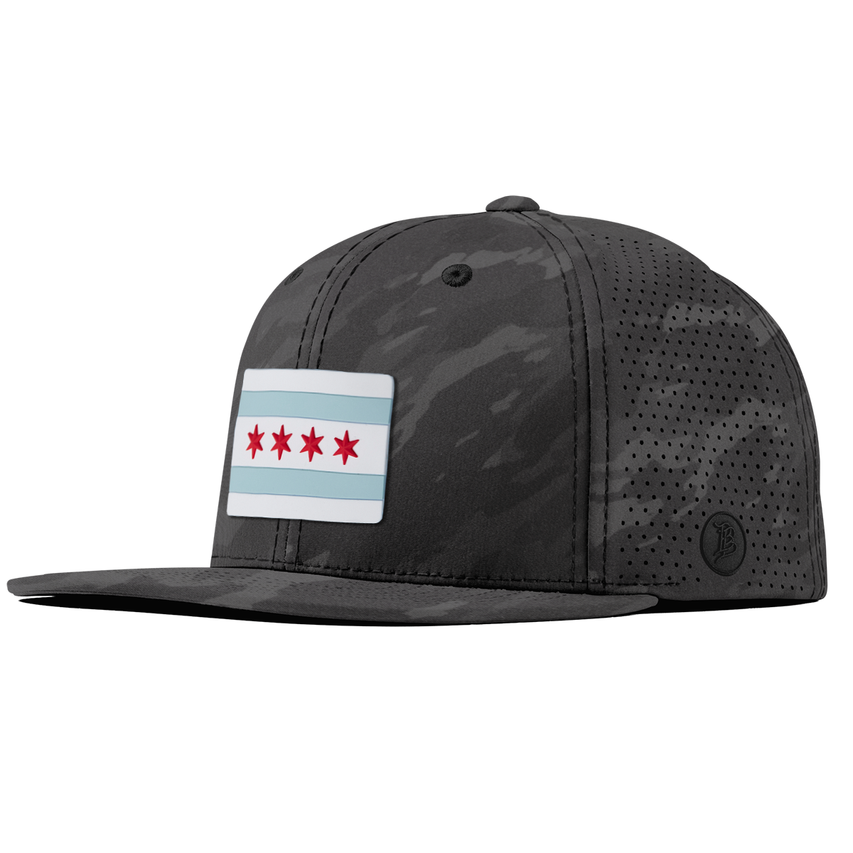 Chicago Flag Elite Classic Charcoal Camo