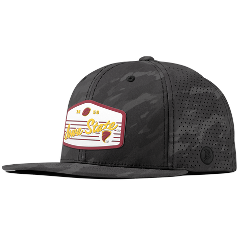 Iowa State University "Cyclones Football" Flat Elite Charcoal Camo