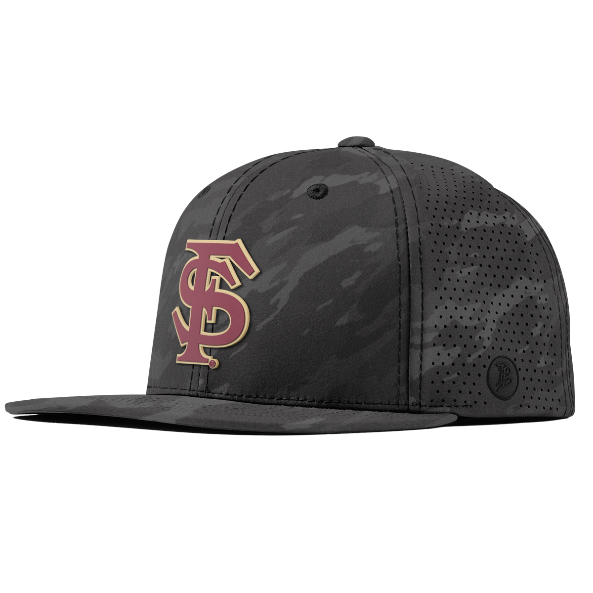 Florida State University "FSU Block" Flat Elite Charcoal Camo