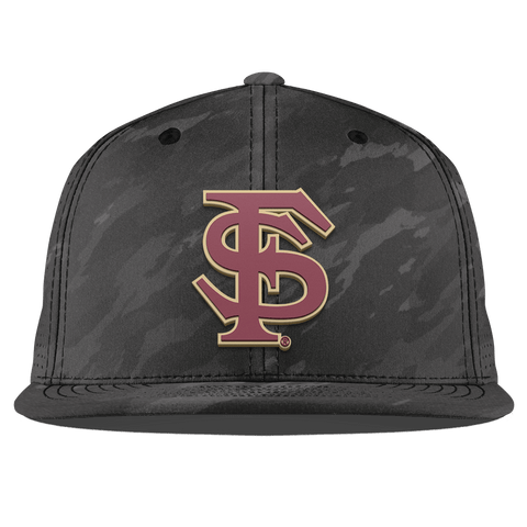 Florida State University "FSU Block" Flat Elite Charcoal Camo