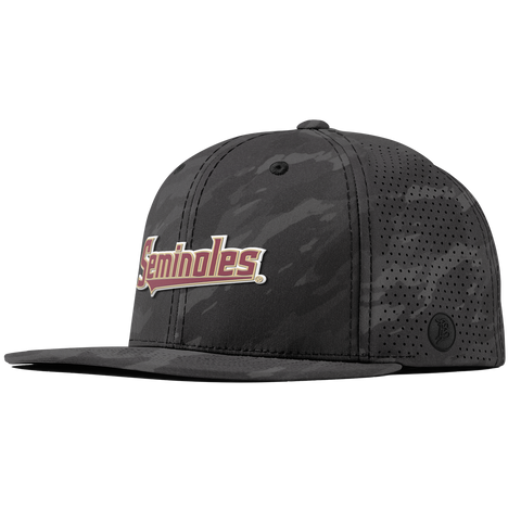 Florida State University "FSU Seminoles Block" Flat Elite Charcoal Camo
