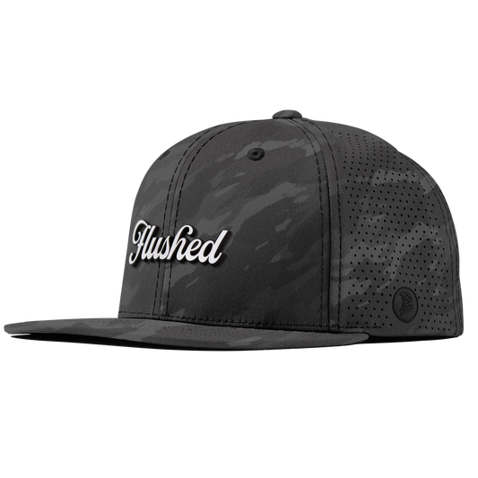 Flushed Script Flat Elite Charcoal Camo