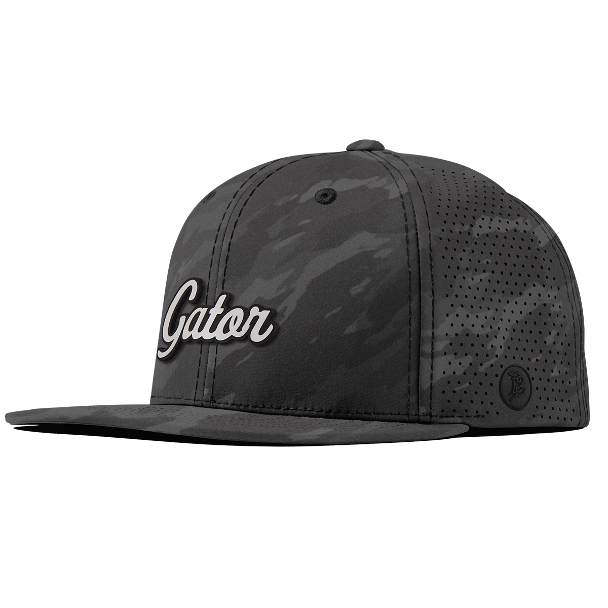 Gator Script White Elite Classic Charcoal Camo