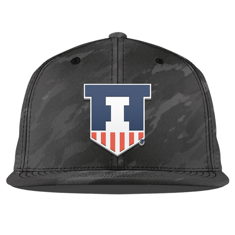 University of Illinois "Illinois Athletics" Flat Elite Charcoal Camo