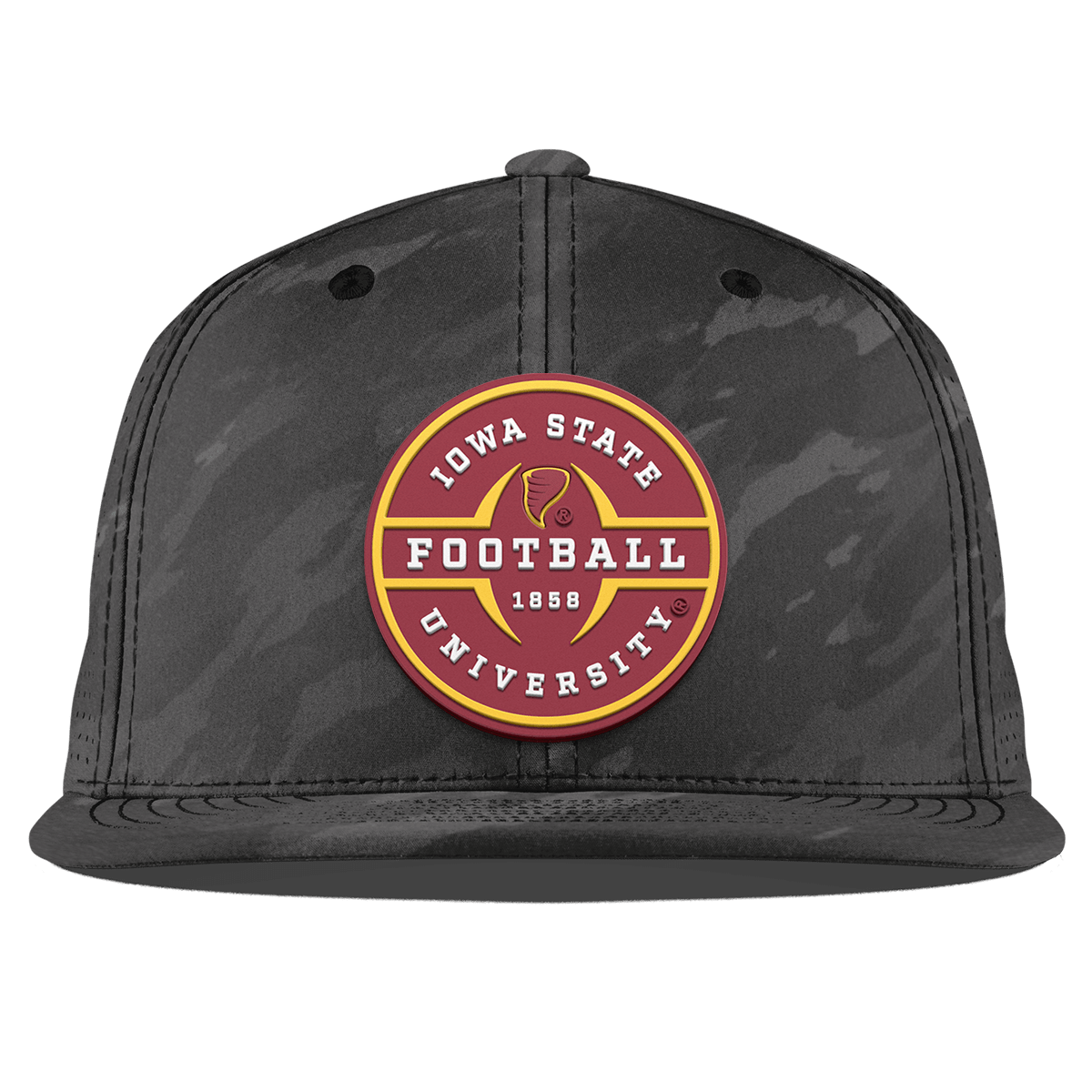 Iowa State University "Iowa State Football Legacy" Flat Elite Charcoal Camo
