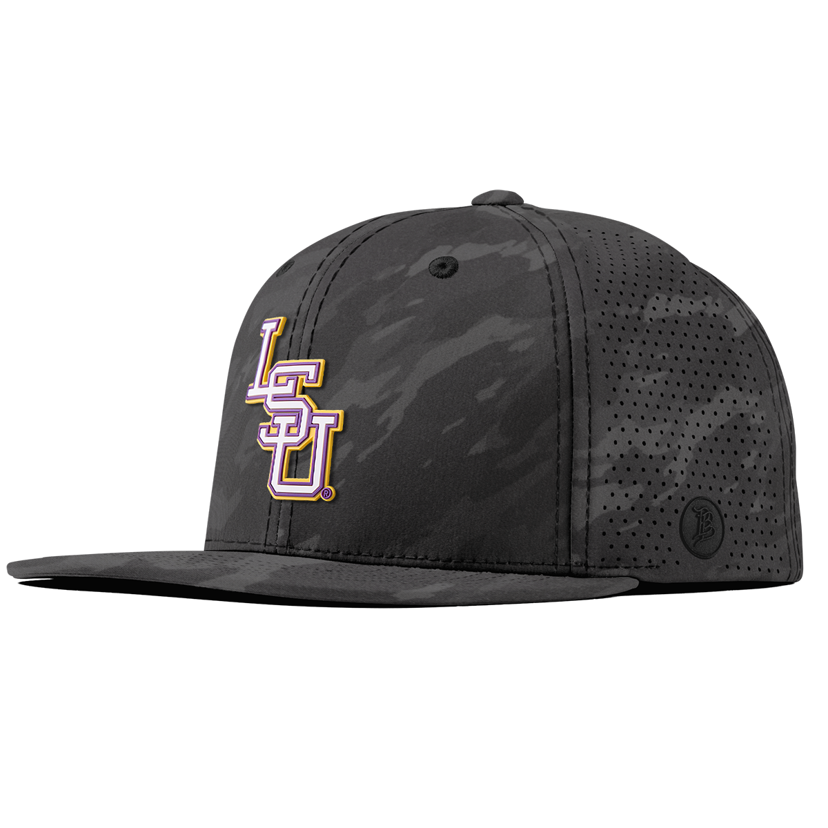 Louisiana State University "LSU Baseball" Flat Elite Charcoal Camo