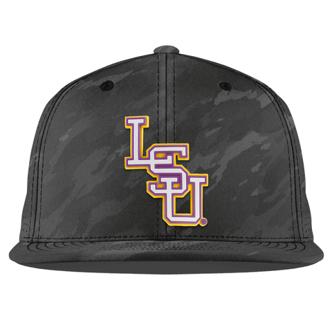 Louisiana State University "LSU Baseball" Flat Elite Charcoal Camo