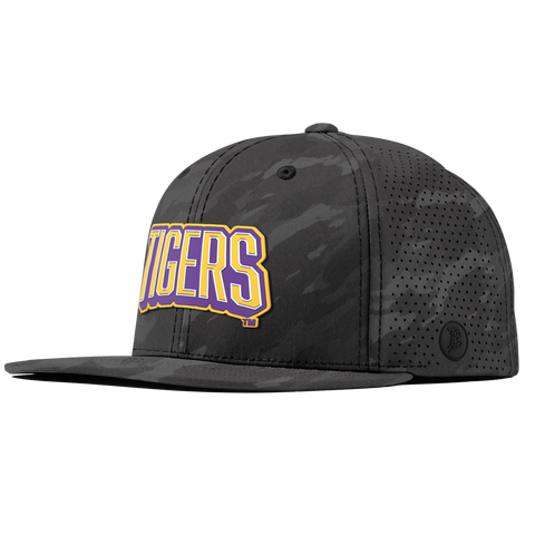 Louisiana State University "LSU Tigers Block" Flat Elite Charcoal Camo