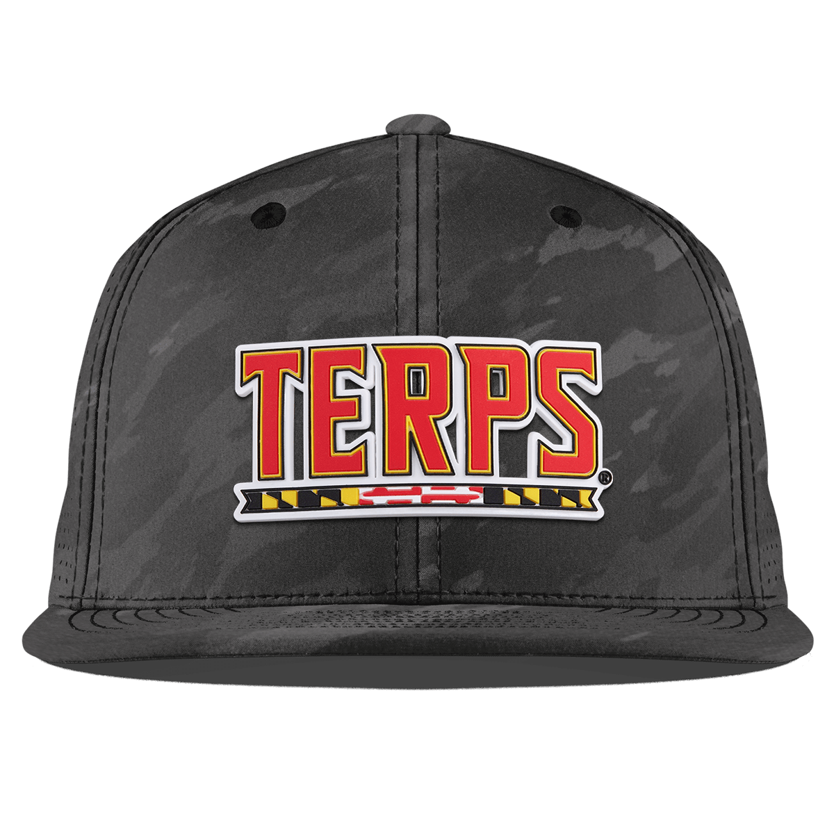 University of Maryland "Maryland Terps" Flat Elite Charcoal Camo