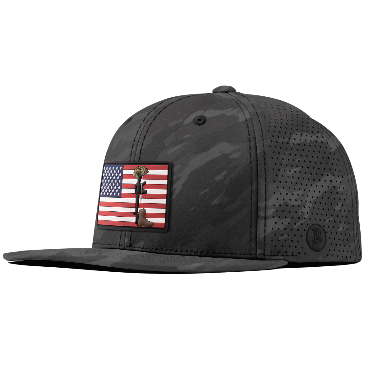 Memorial PVC Flat Elite Charcoal Camo