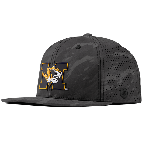 University of Missouri "Missouri M Team Logo" Flat Elite Charcoal Camo