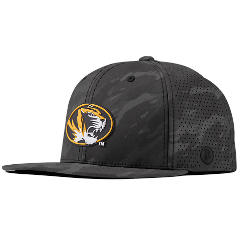University of Missouri "Missouri Tigers Badge" Flat Elite Charcoal Camo