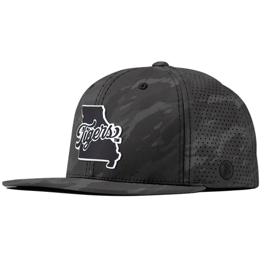 University of Missouri "Missouri Tigers State Script" Flat Elite Charcoal Camo