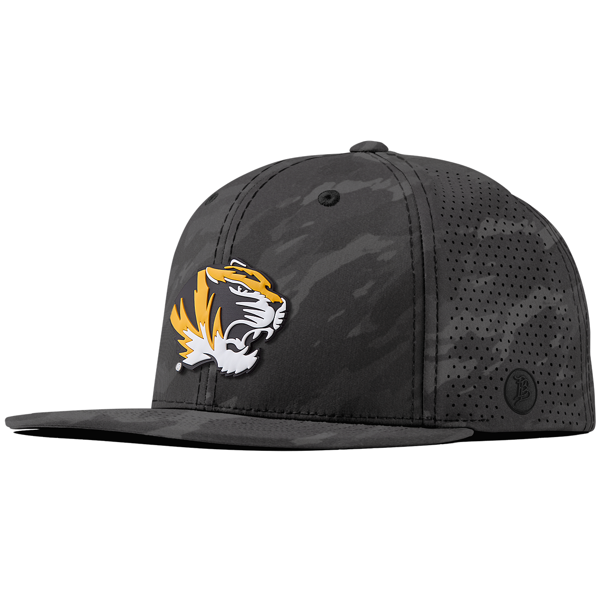 University of Missouri "Missouri Tigers Team Logo" Flat Elite Charcoal Camo