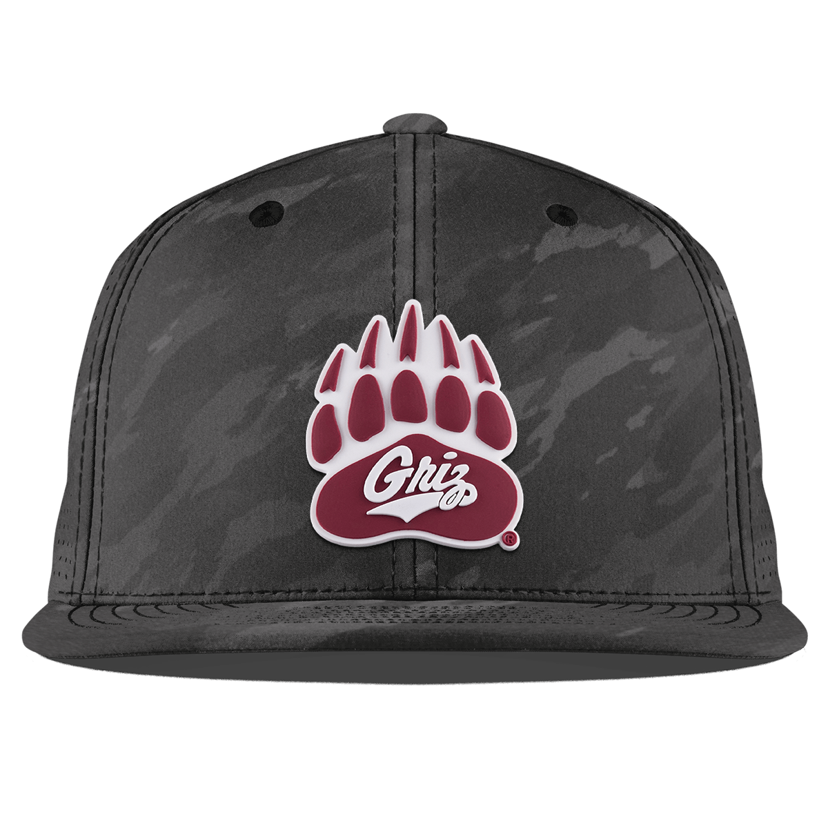 University of Montana "Montana Grizz" Flat Elite Charcoal Camo