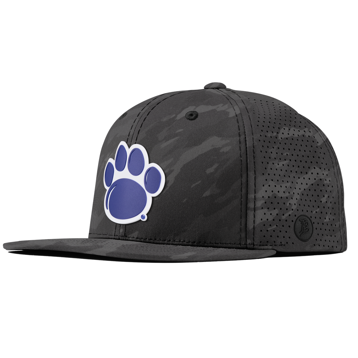 Pennsylvania State University "Penn State Paw" Flat Elite Charcoal Camo