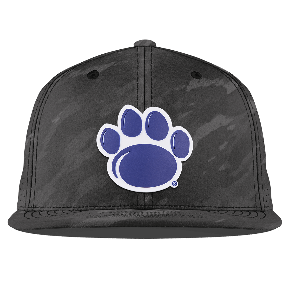 Pennsylvania State University "Penn State Paw" Flat Elite Charcoal Camo
