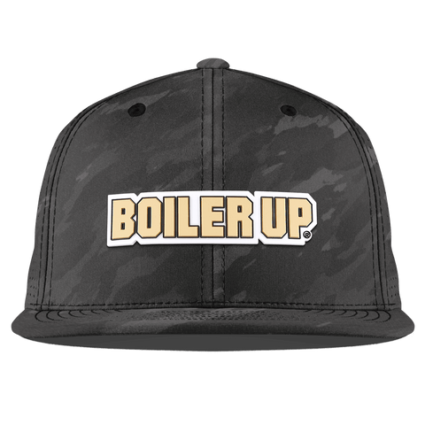 Purdue University "Purdue Boiler Up" Flat Elite Charcoal Camo