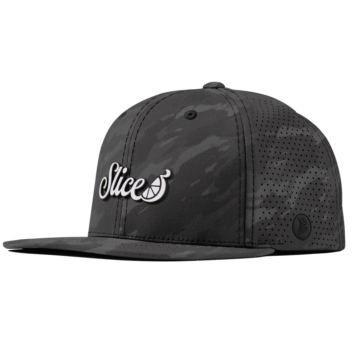 Sliced Script Flat Elite Charcoal Camo