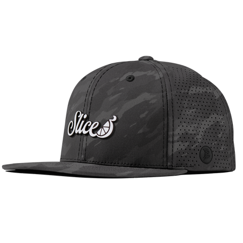 Sliced Script Flat Elite Charcoal Camo