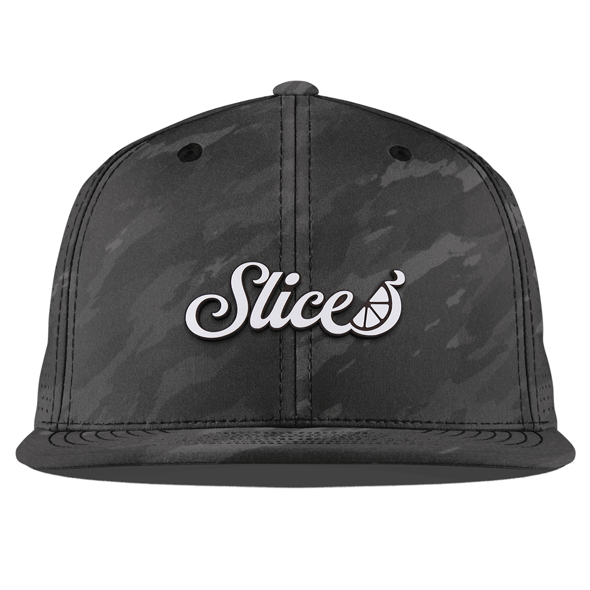 Sliced Script Flat Elite Charcoal Camo