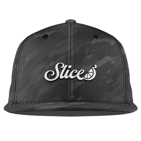 Sliced Script Flat Elite Charcoal Camo