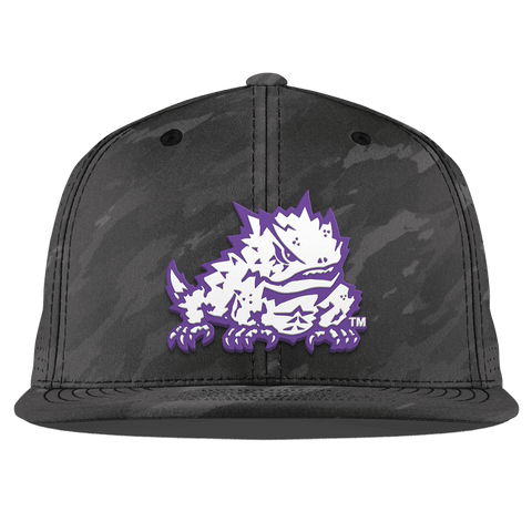 Texas Christian University "TCU Team Logo" Flat Elite Charcoal Camo
