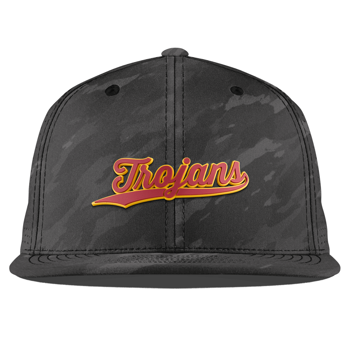 University of Southern California "USC Trojans Script" Flat Elite Charcoal Camo