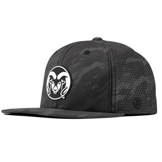 Colorado State University "Vintage CSU Team Logo" Flat Elite Charcoal Camo