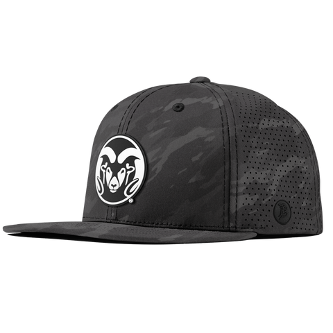 Colorado State University "Vintage CSU Team Logo" Flat Elite Charcoal Camo