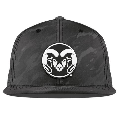 Colorado State University "Vintage CSU Team Logo" Flat Elite Charcoal Camo