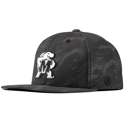 University of Maryland "Vintage Maryland Team Logo" Flat Elite Charcoal Camo