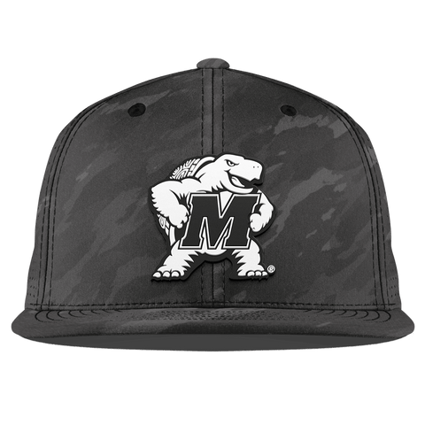 University of Maryland "Vintage Maryland Team Logo" Flat Elite Charcoal Camo
