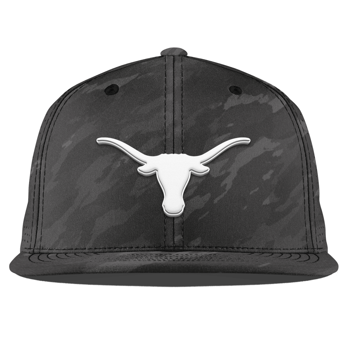 University of Texas "Vintage Texas Longhorn" Flat Elite Charcoal Camo
