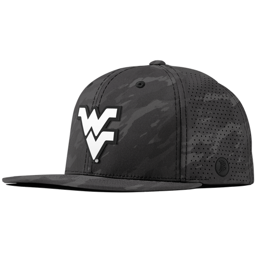 West Virginia University "Vintage West Virginia Team Logo" Flat Elite Charcoal Camo