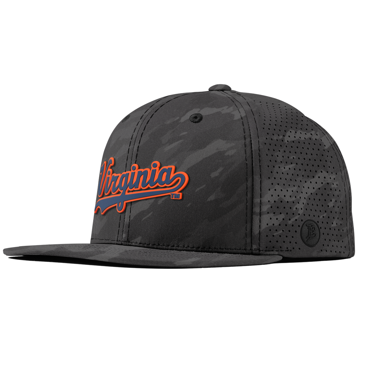 University of Virginia "Virginia Script" Flat Elite Charcoal Camo